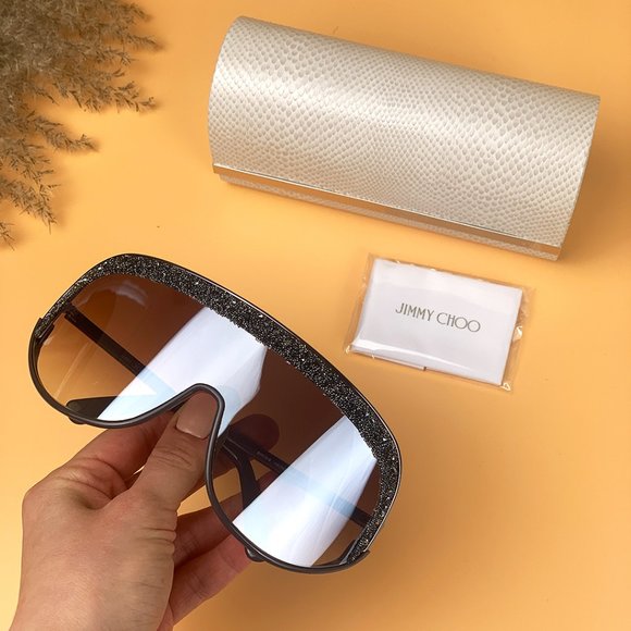 🔥 Jimmy Choo Sunglasses SIRYN/S 0KB7-NQ Women - Picture 8 of 9